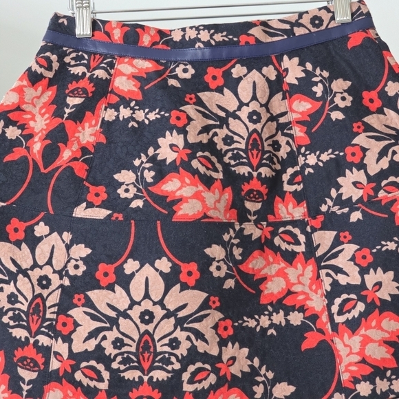 Liu-Jo Jacquard Floral Structured Mini Skirt, Size 4 - Picture 7 of 14